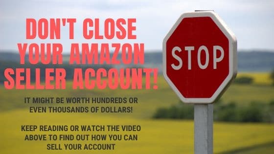 how to close amazon seller account